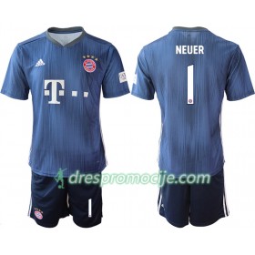 FC Bayern München Dres NEUER 1 Dječji Treći 2018/19 Kratkih Rukava